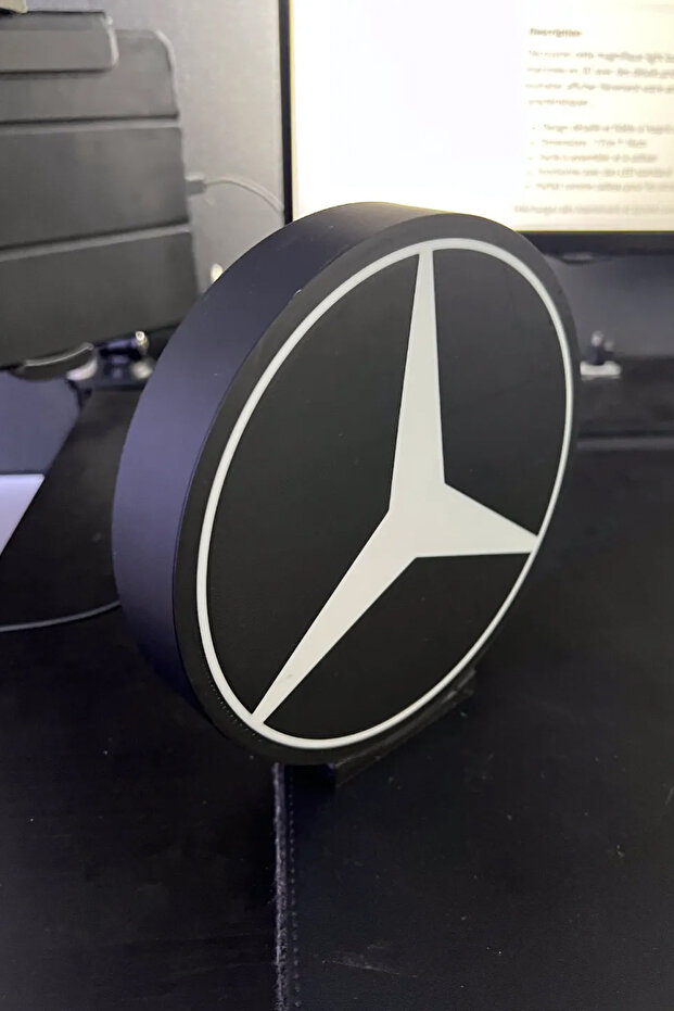 Mercedes Logolu Gece Lambası - 2