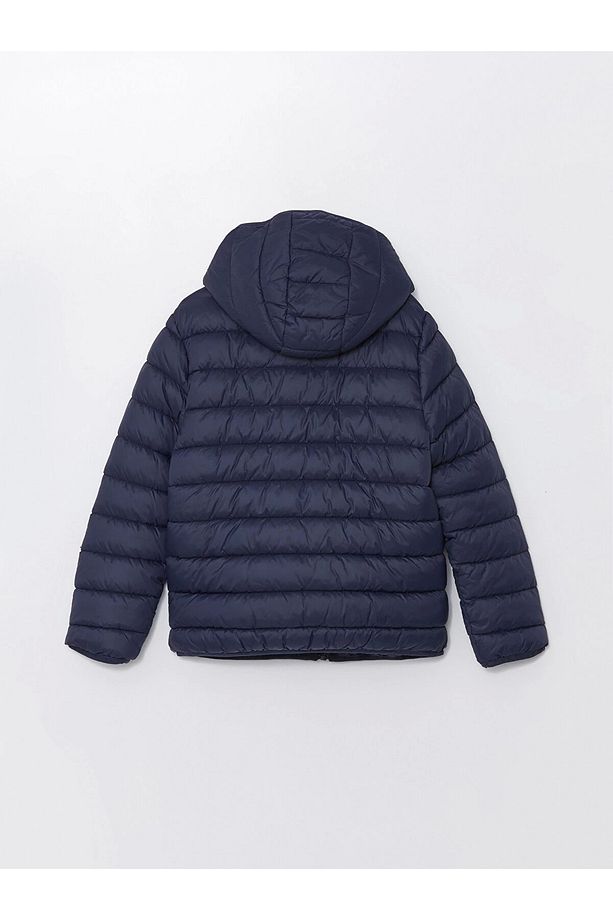 LCW Kids LACİVERT Kapüşonlu Erkek Çocuk Şişme Mont - 3