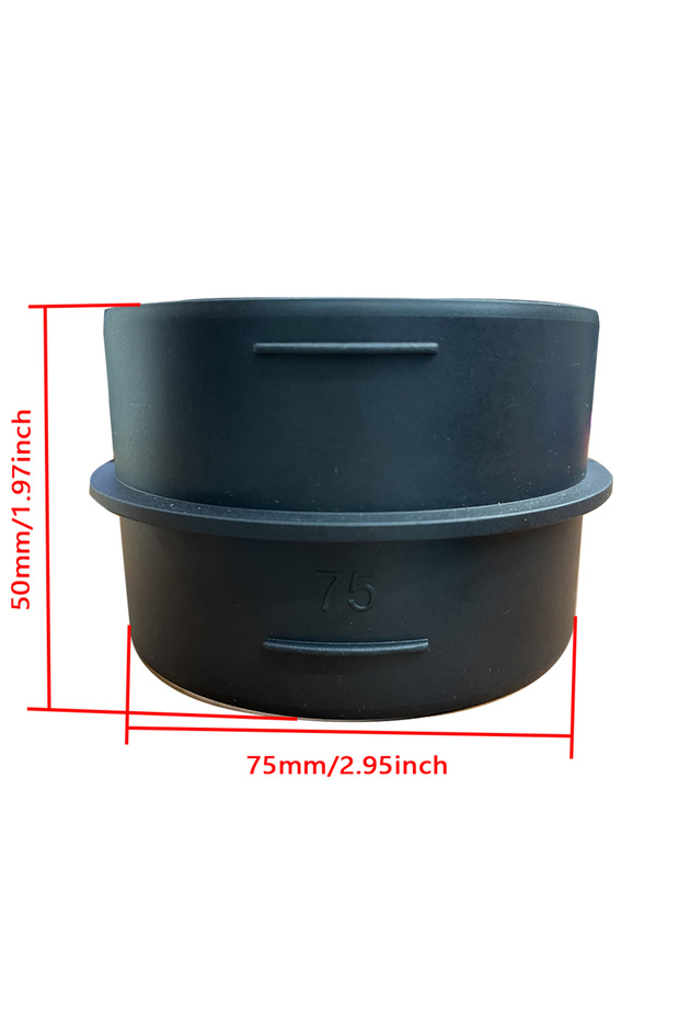 75mm-ZT 75mm/2.95inch Car Heater Duct Joiner Pipe Air Parking Heater Hose Line Connector for Webasto