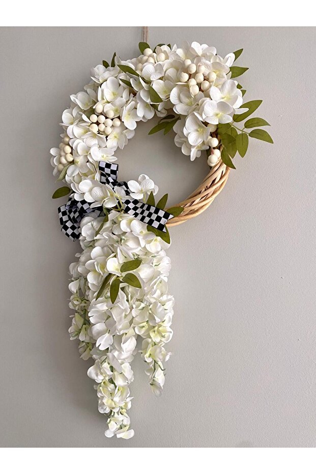 KAPI SÜSÜ BAMBU ÇELENK ORTANCA - 5