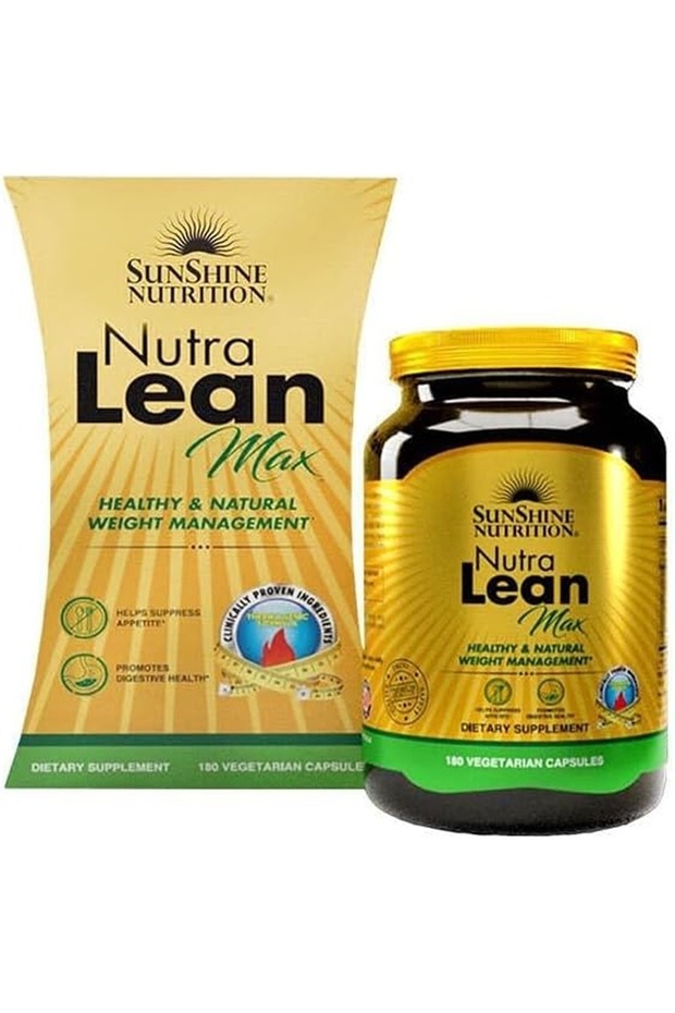Nutrition Nutra Lean Max - Support Healthy & Natural Weight Management, 180 Capsules