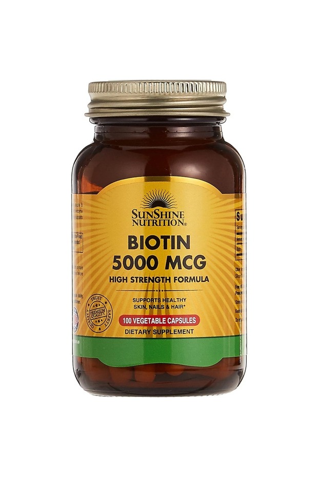 Nutrition Biotin 5000 Mg, A High Strength Formula - 100 Vegetable Capsules