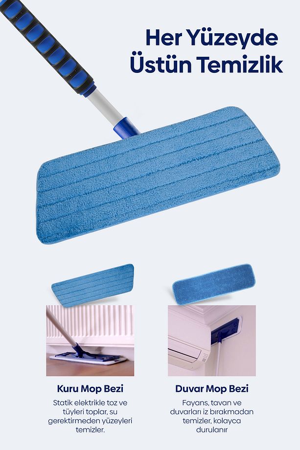 Mikrofiber Ikili Mop Set (KURU-DUVAR) - 3
