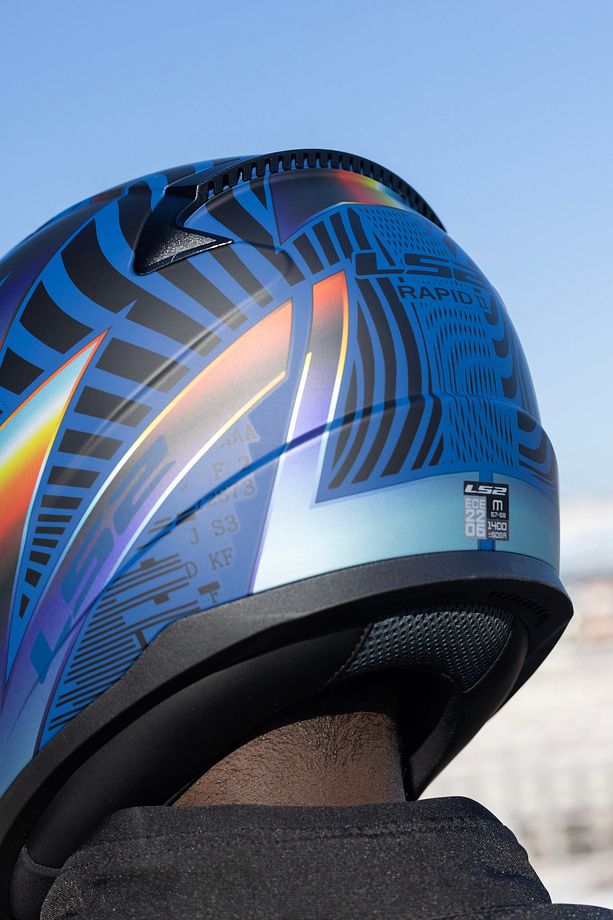 RAPID 2 OPTIK MAT MAVİ-MOR KASK - 7