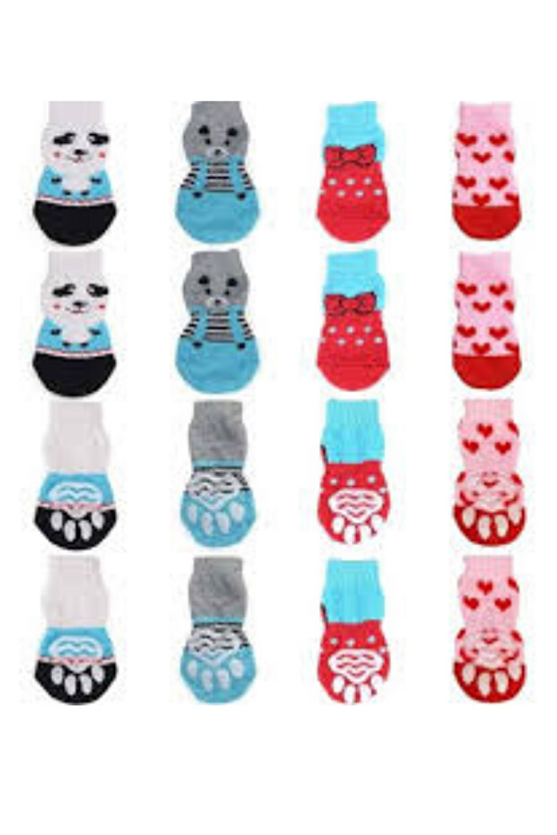 Cat and Dog Paw Socks S-M-L-Xl