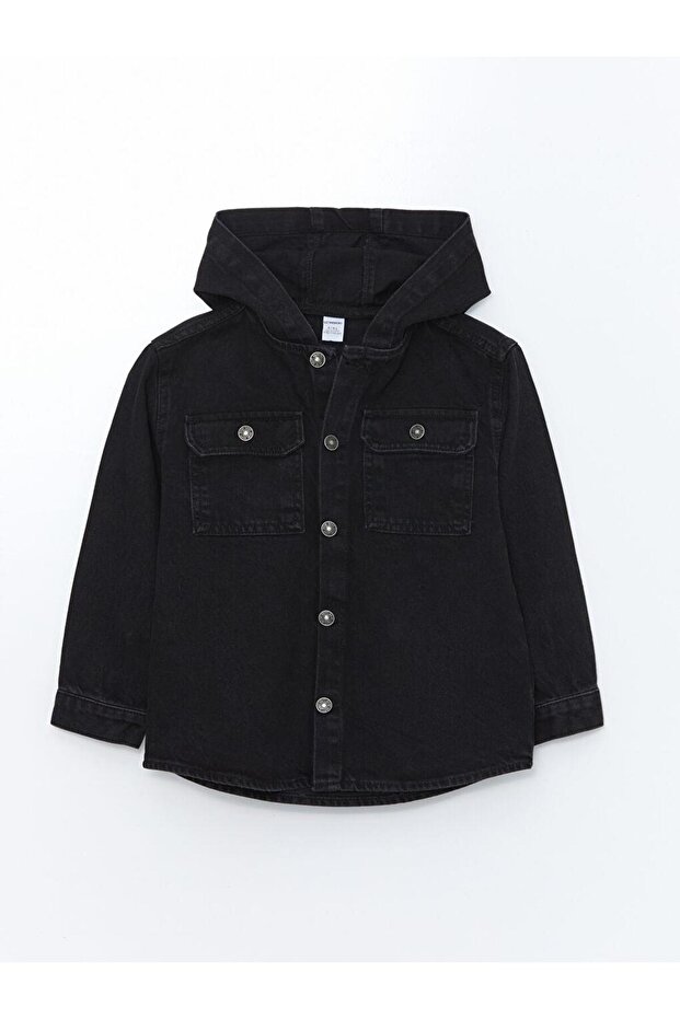 Lcw Kids Hooded Boy's Jean Jacket