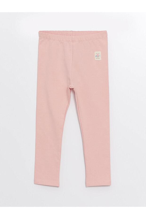 Printed Baby Girl Leggings with Elastic Waist (W4)
