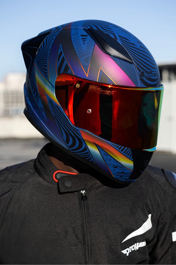RAPID 2 RACE OPTIK MAT MAVİ-MOR KASK - 5