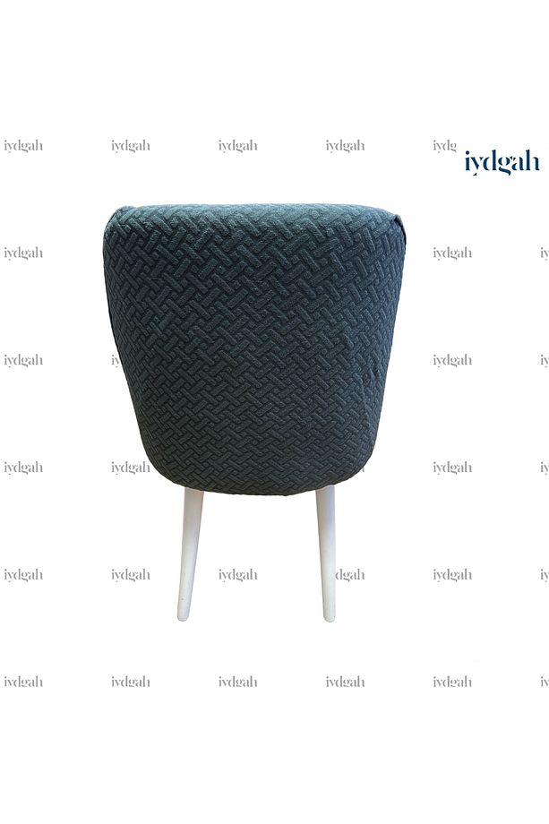 Tuğla Desen Kaliteli Büyük Oval Sandalye Kılıfı Hasır Desen Streç Sandalye Örtüsü 1 Adet Antirasit - 5