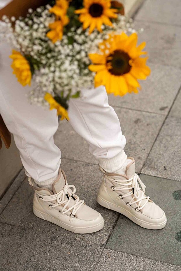 Kürklü Sneaker Bot 365050 - 5
