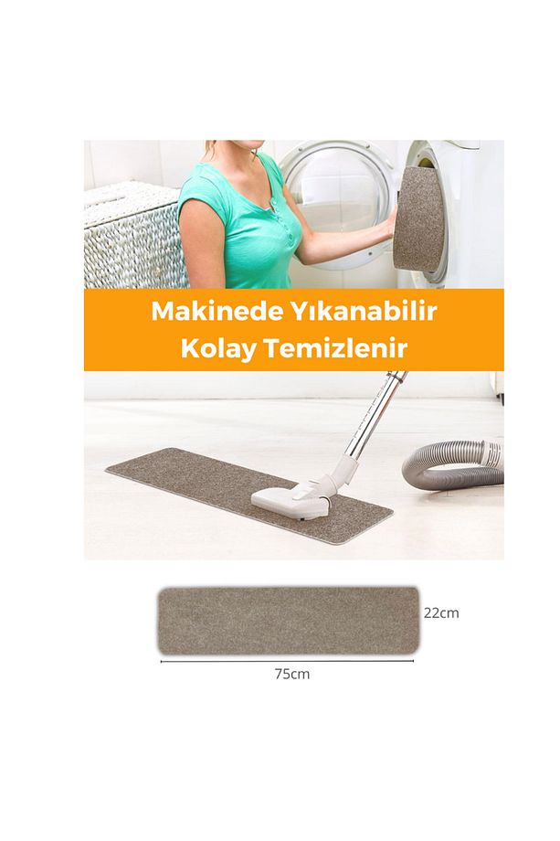 Merdiven Halısı Halıfleks Basamak Ve Merdiven Paspası Kaymaz Taban Devetüyü 20x75 Cm (15 ADET) - 5