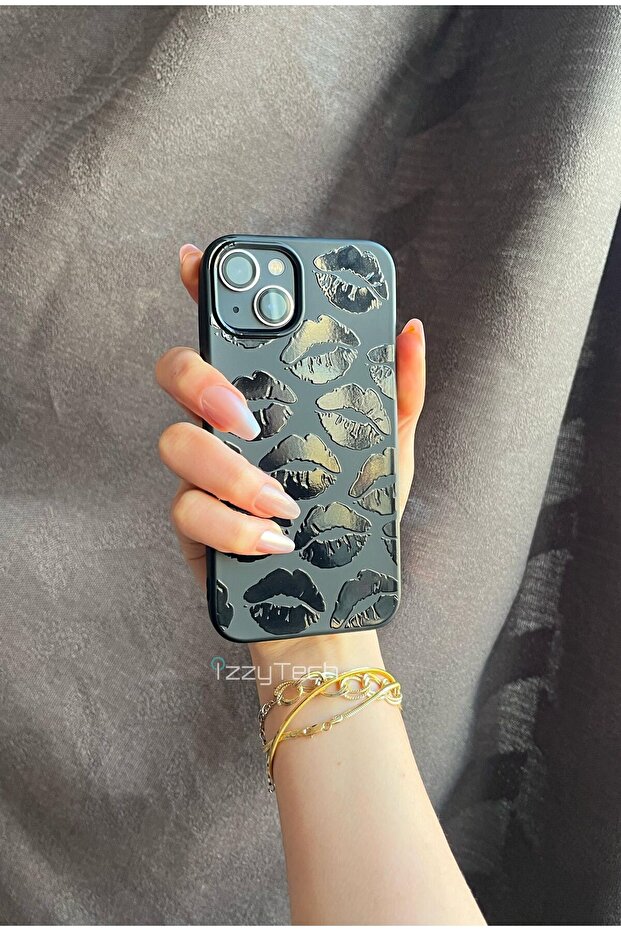 حافظة هاتف بنمط إطلاق ممتاز من السيليكون المخملي الداخلي متوافقة مع هاتف iPhone 14 PRO - 1