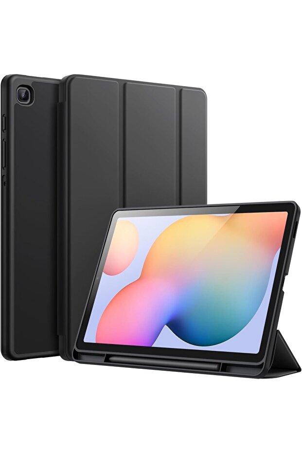 Case for Samsung Galaxy Tab S6 Lite 10.4 (2024/2022/2020) with S Pen Holder, Slim TPU Cover (