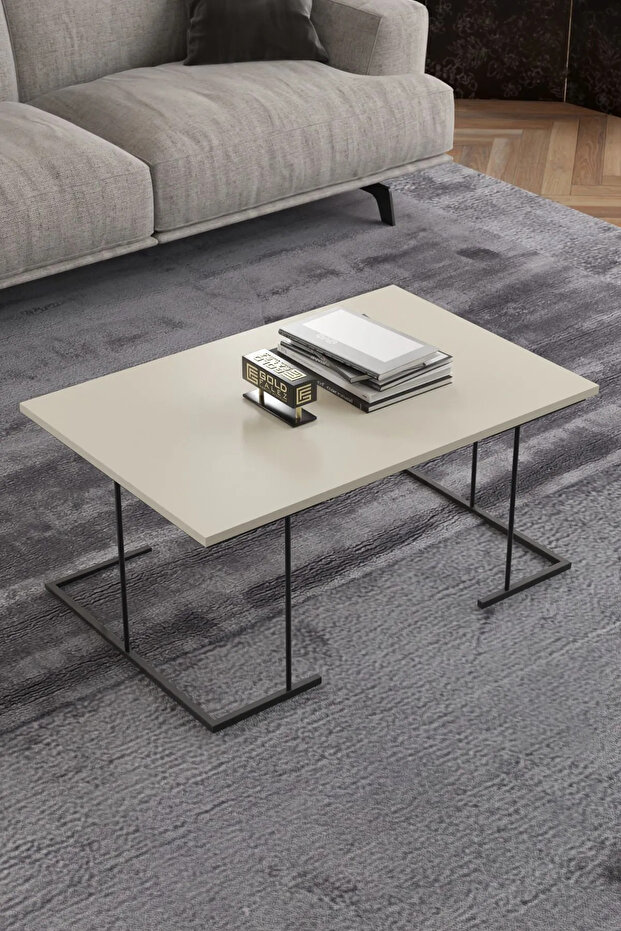 Solo Orta Sehpa Krem - 1