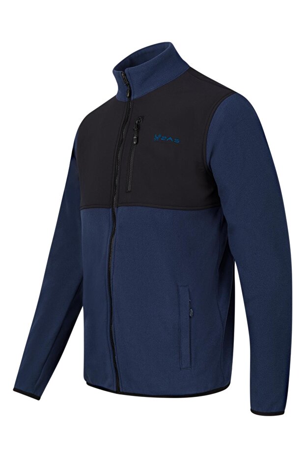 Ανδρικό φούτερ Fleece - Χρώματα Blue και Luzifon - 2