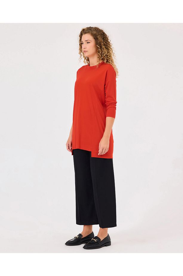 Örme Kumaş Basic Tunik - 4