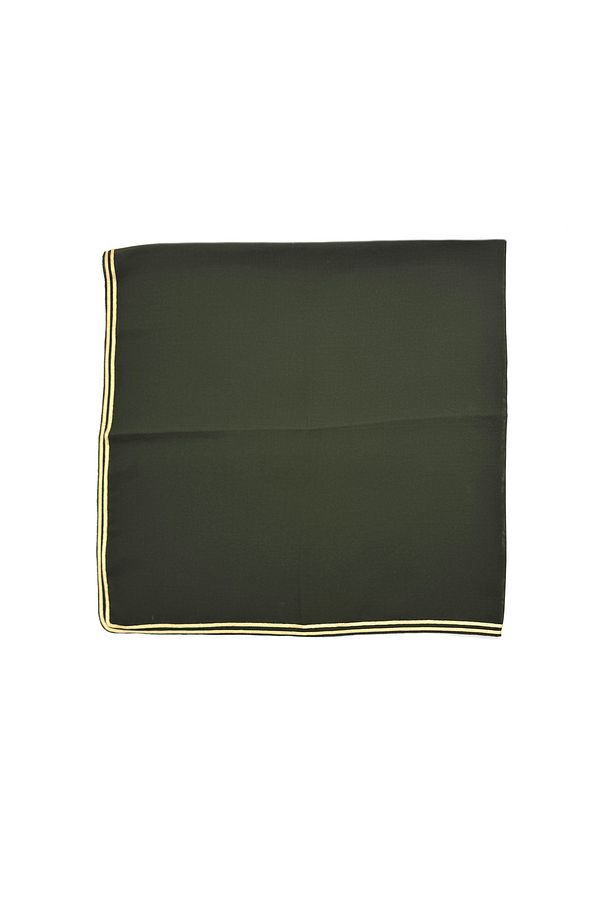 7'li Set Altın Biyeli Krep Şifon Eşarp 100x100cm Yazma Toptan Hediyelik - 3