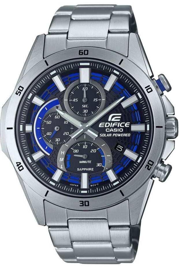 ساعة EDIFICE SOLAR-POWERED CHRONOGRAPH للرجال EFS-S610D-1AVUDF