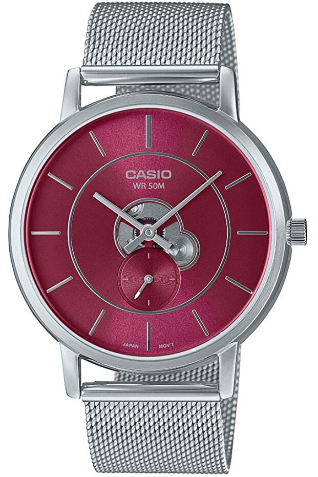 ساعة كلاسيكية للرجال بمينا تناظري MTP-B130M-4AVDF - 1