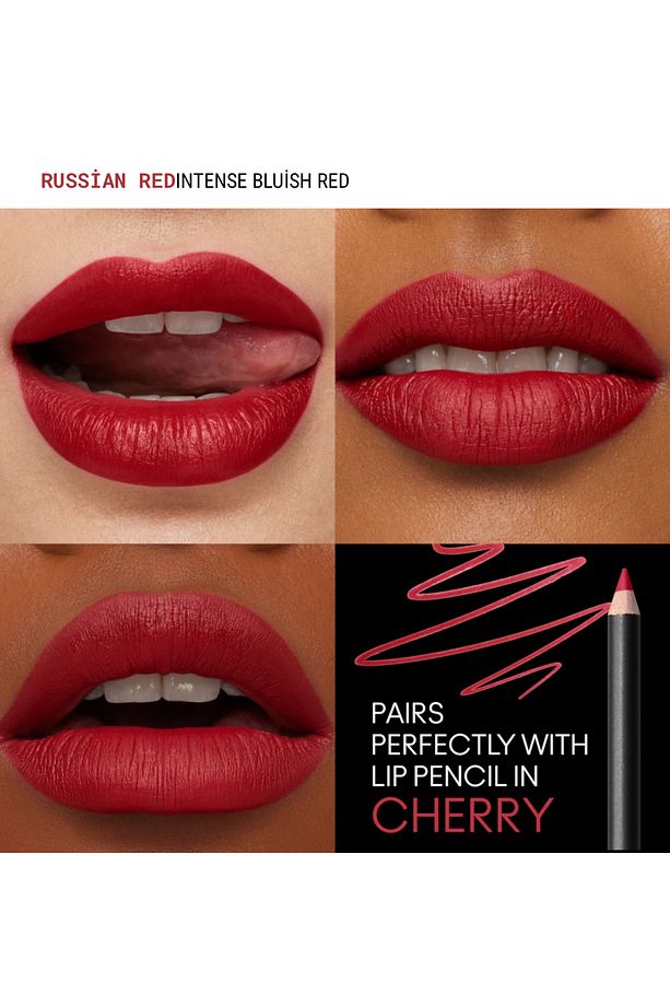 MACXIMAL SILKY MATTE LIPSTICK / MİNİ M·A·C - RUSSİAN RED INTENSE BLUİSH RED - 3