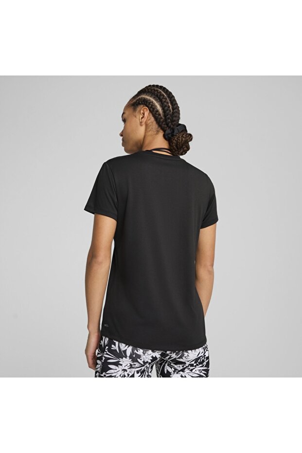Tad Essentials Crew Kadın Siyah Yuvarlak Yaka Tişört - 3