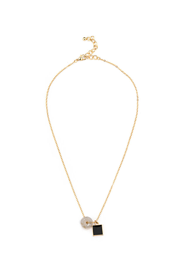 mixed pendant necklace