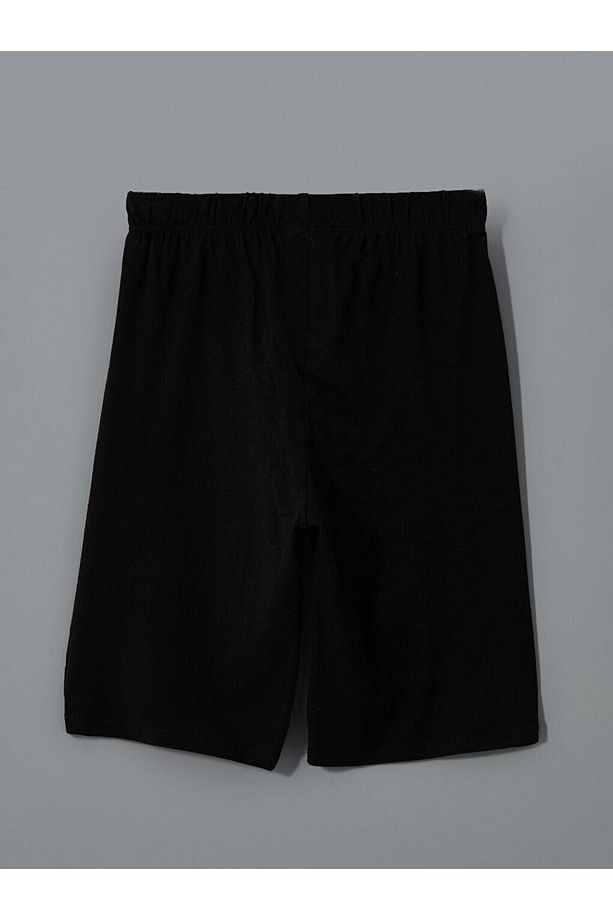 Bisiklet Yaka Erkek Çocuk Şortlu Pijama Takımı - 7