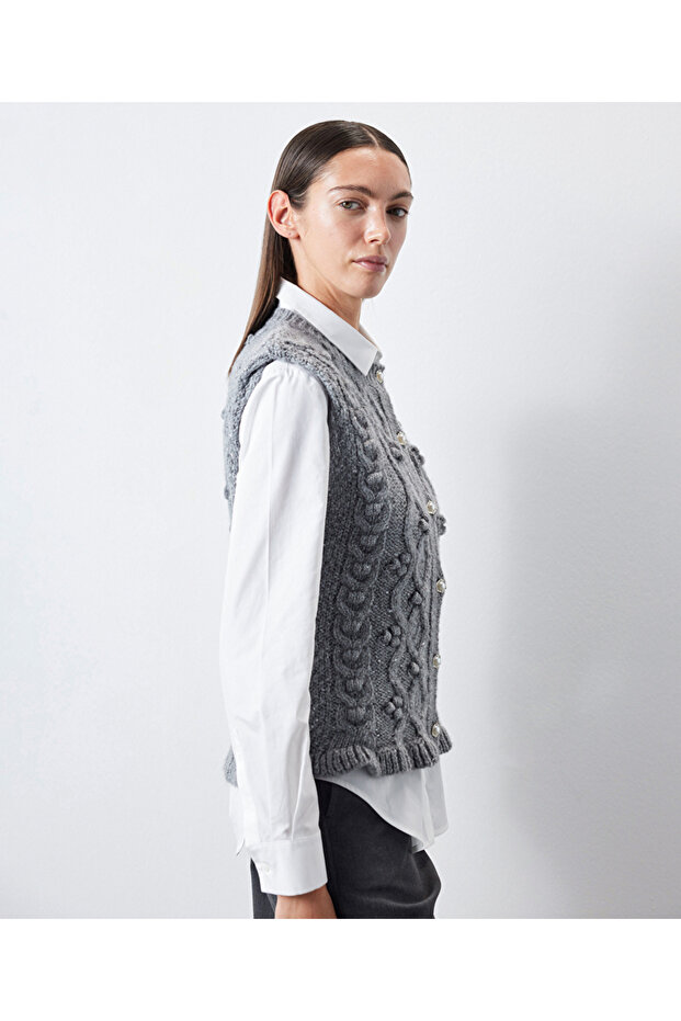 Glitzernde Strickweste - 2