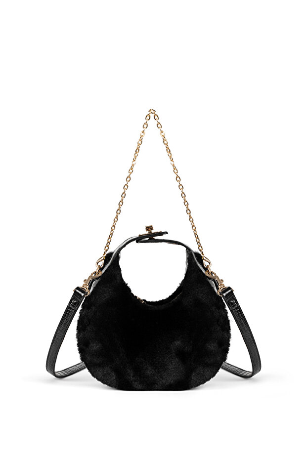 faux fur bag