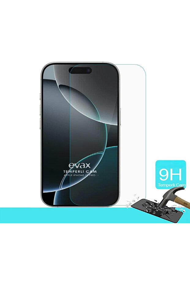 واقي شاشة زجاجي 9H HD+ متوافق مع iPhone 16 Pro - 3