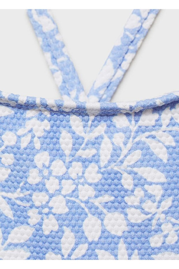 Çiçek desenli deniz şortu - 5