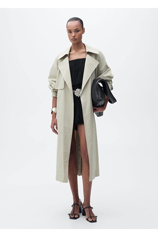 Büzgülü balon elbise - 2