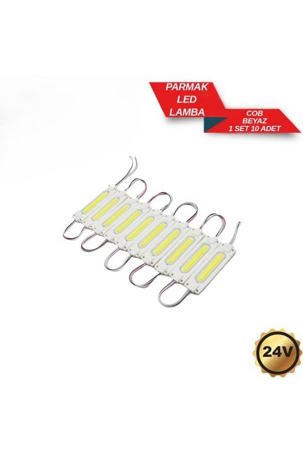 PARMAK LED MODÜL COB LEDLİ SU GEÇİRMEZ 24VOLT (10ADET) - 2