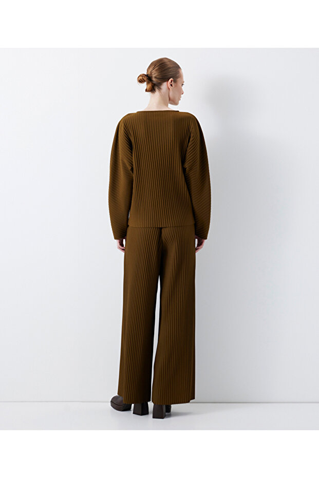 Plissierte Bluse - 5