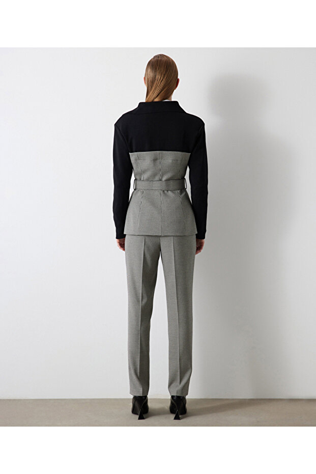 Blazer aus Strick-Mix - 8