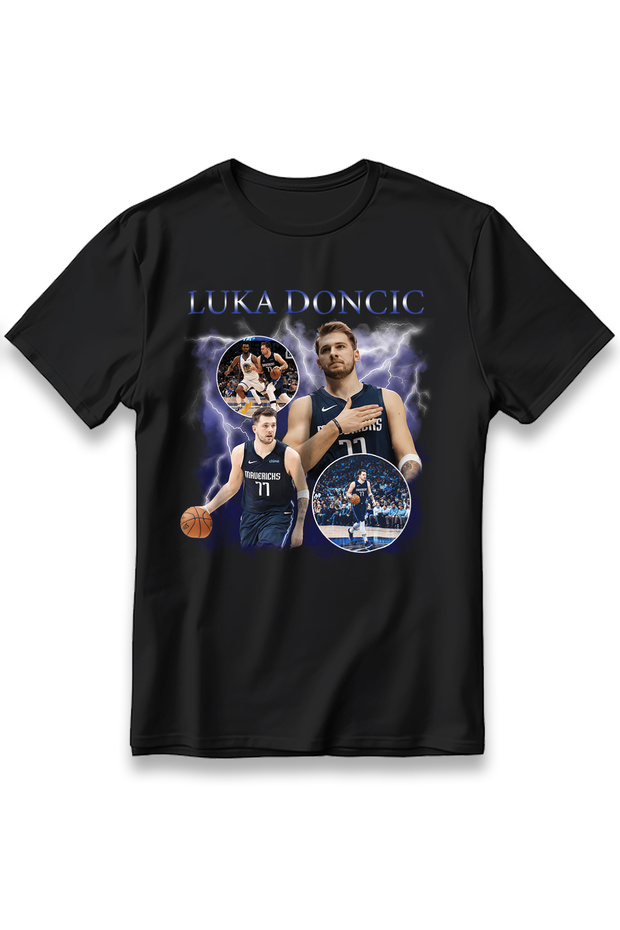 Luka Doncic T-Shirt Model Printed Oversize Unisex 100% Cotton Breathable Thick Fabric T-Shirt