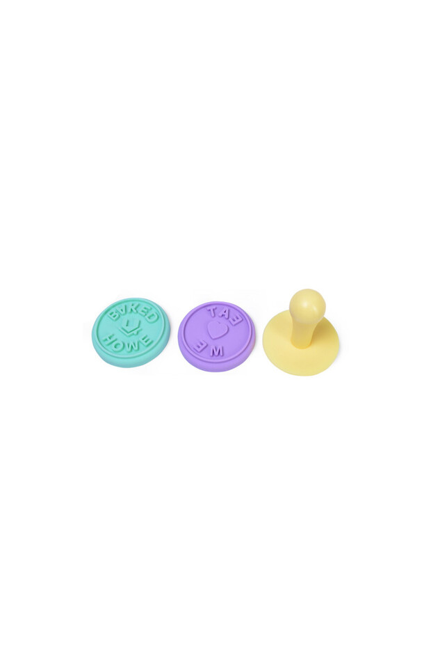 3 Pcs Cookie Stamp Set (Silicone)