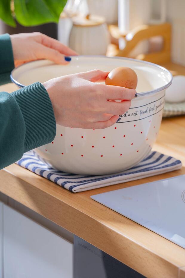 Feel Good Emaye 3 lü Saklama ve Karıştırma Kabı - 8