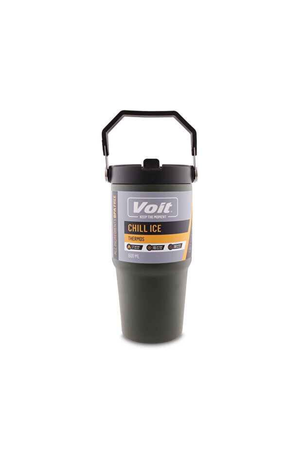 Chill Ice Thermos 600 ml | 304 Stainless Steel, Double Walled, Vacuum Insulated