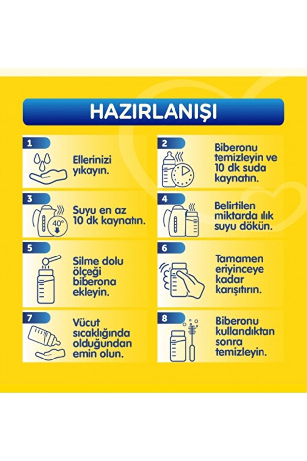 800gr No:2 Devam Sütü (6-12 AY) (6 LI SET) - 5