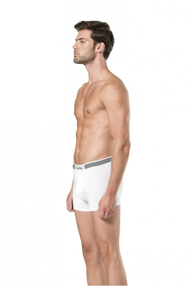 Men's White 3 Pack Boxers - Modal