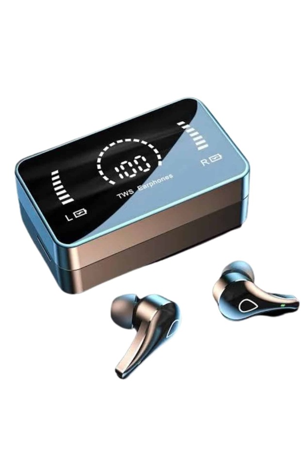 TWS Bluetooth Kulaklık Kablosuz Uzun Pil Ömrü Dijital Göstergeli Powerbank - 5