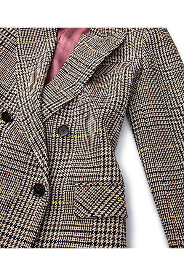 سترة بنمط هاوندزتوث - 4