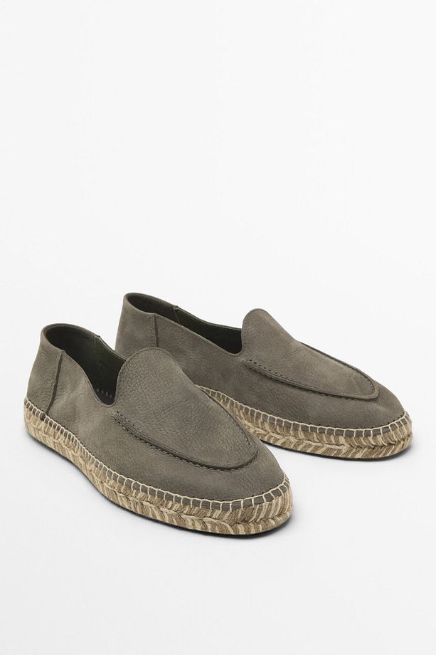Burnu dikişli espadril - 2