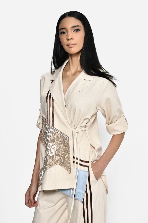 TASARIM KİMONO BLUZ - 4