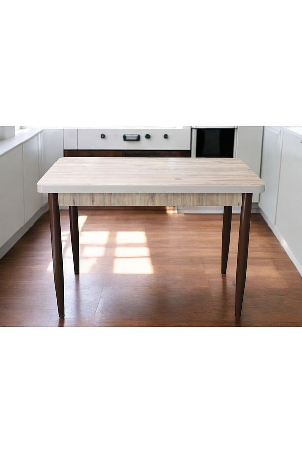 Yemek Masası Mdf 4 Kişilik 70x110cm Kaliteli Sabit Mutfak Masası Mobilya - 2