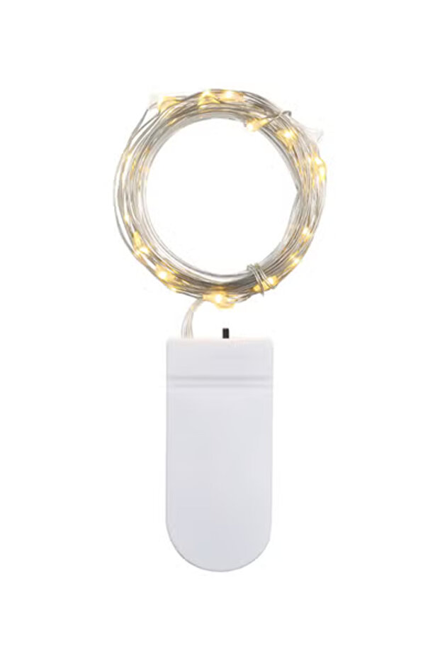 حبل أضواء LED من سلك نحاس تعطي مظهراً نجمياً صغرة الحجم