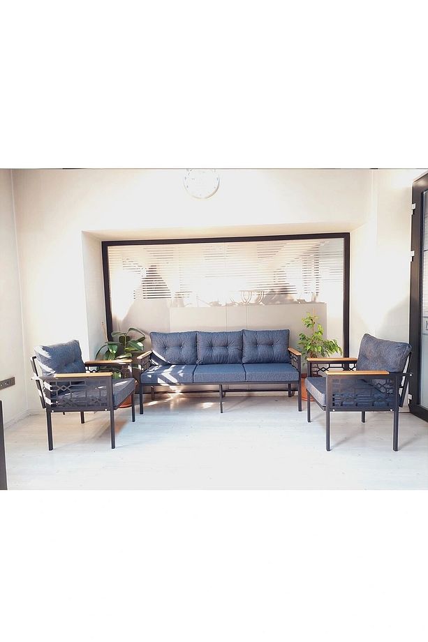 İnci Balkon-bahçe-kafe-çay Seti-koltuk Oturma Takımı-oturma Grubu Çstakımlazer - 1