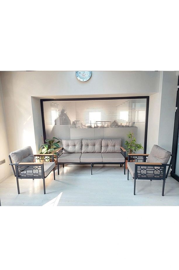 İnci Balkon-bahçe-kafe Çay Seti Koltuk Oturma Takımı-oturma Grubu Çstakımlazer - 1