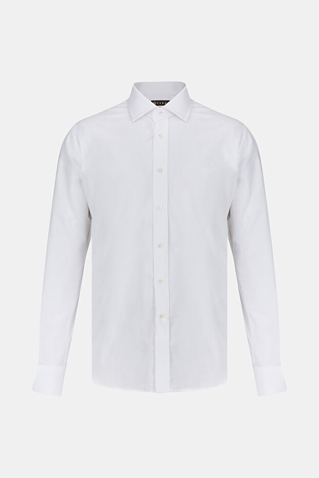 POPLİN KLASİK GÖMLEK - 1